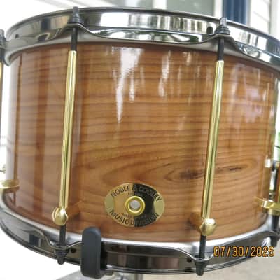 Noble Cooley SS 8x14 walnut snare drum image 1