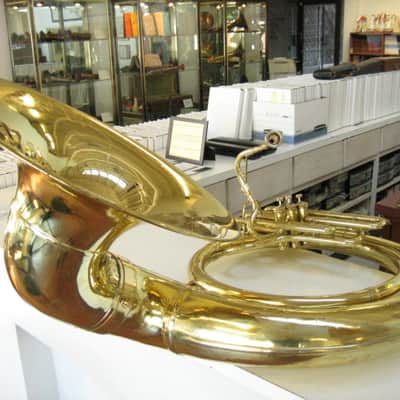 Good C.G. Conn 20K Sousaphone Brass Lacquer with Case image 2