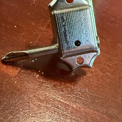 Gold Kluson Deluxe Double Line Tuning Machine Bass Side Needs Button Vintage NICKEL Kluson 1960's Bass Side Tuner image 2