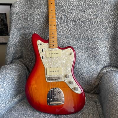 Fender American Ultra Jazzmaster with Maple Fretboard 2019 - Plasma Red Burst image 4