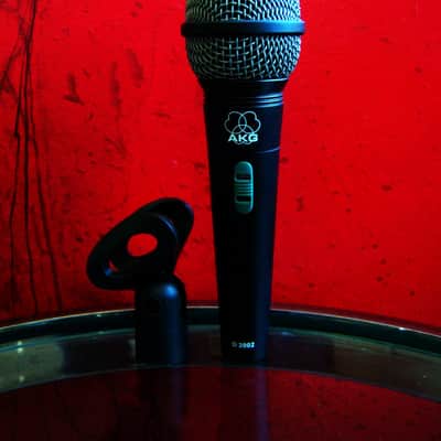 Vintage 1990's AKG D2002 dynamic hyper cardioid microphone Low Z w accessories image 11