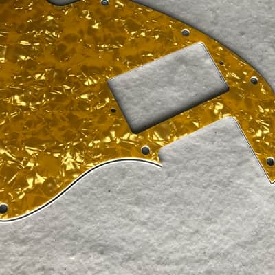 For Fender US Telecaster Thinline/Tele 69 PAF Guitar Pickguard,4 Ply Gold pearl image 4