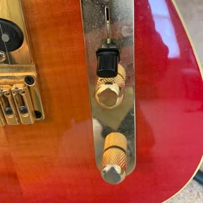 No Brand Name telecaster style semi hollow body 2000 - Red Sunburst image 5