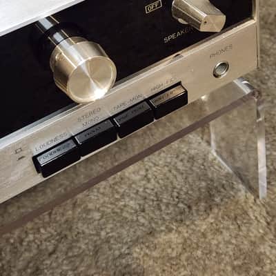Lafayette Lafayette LR-775 is a vintage 100-watt solid-state AM/FM stereo receiver 1970 - Metal walnut finish image 6