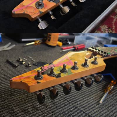 Ibanez JEM77-FP Steve Vai Signature  1998 - "Floral Print" ☆VIDEO☆ image 3