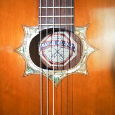 Manuel Villafan Classical, very ornate, nice tone and playability, basic case included. image 3