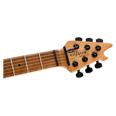 EVH Wolfgang Special T.O.M 6-String Right-Handed Electric Guitar with Basswood Body, Baked Maple Neck, and Baked Maple Fingerboard (Husk White) image 5