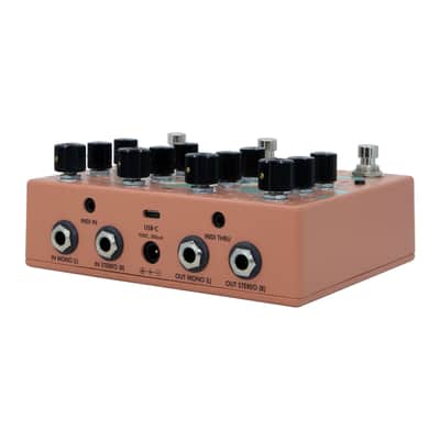Walrus Audio Qi Etherealizer Multi Effects Pedal, Terracotta image 5