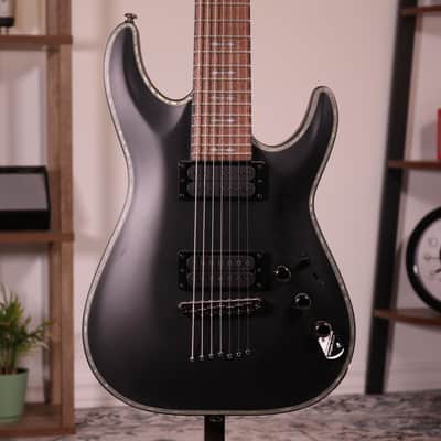 Schecter Hellraiser C-7 Passive - Rosewood Fingerboard, Black, B-Stock image 15