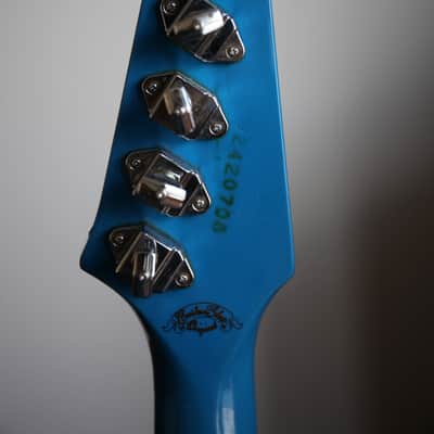 1990 Gibson Custom Shop Original Firebird V Renault Blue One-Off w/ OHSC Rare 1st Reissue image 8