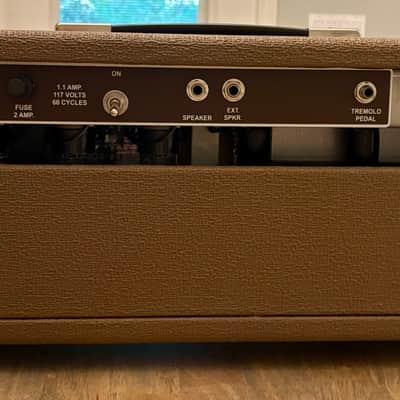 Hand Wired Clone of a Fender 6G3 "Brownface" Deluxe Head 20 Watts Premium Components image 6