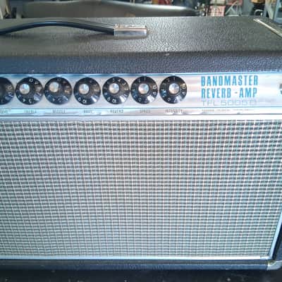 Fender Bandmaster Reverb 2-Channel 40-Watt Guitar Amp Head - Silverface image 4