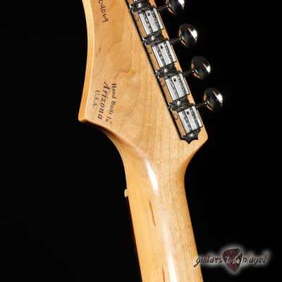 Fano JM6 Oltre Humbucker-Mount TV Jones PowerTron Guitar w/ Bag – Seafoam Green image 6