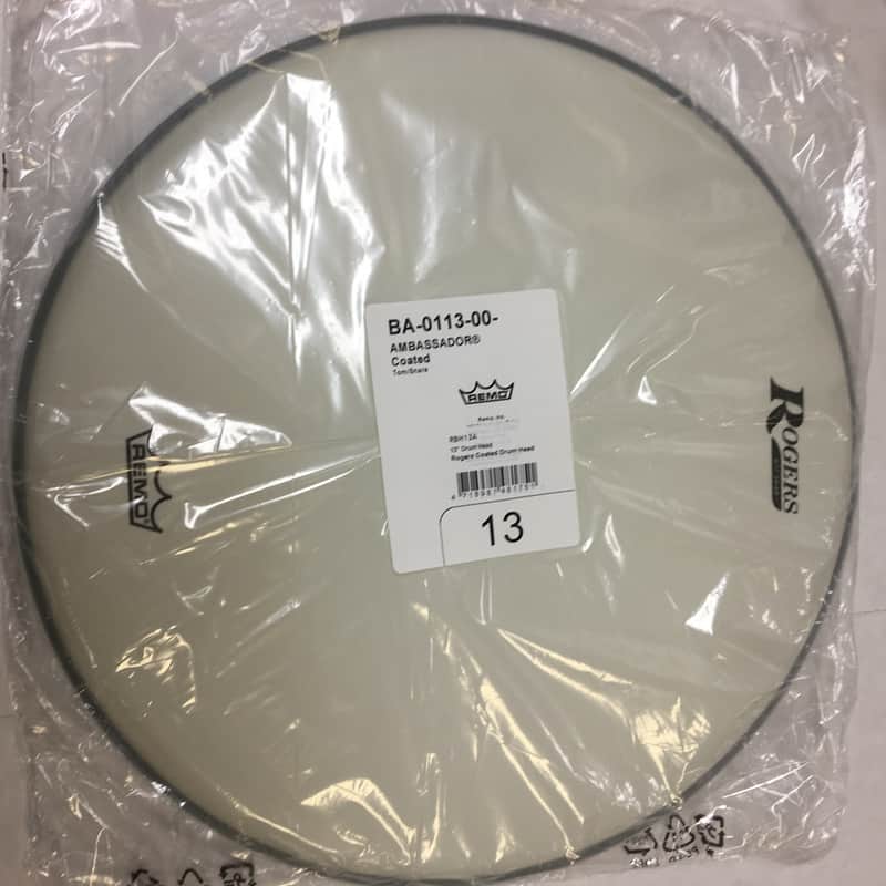 Rogers - RBH13A - Logo Drum Head 13" Coated White image 1