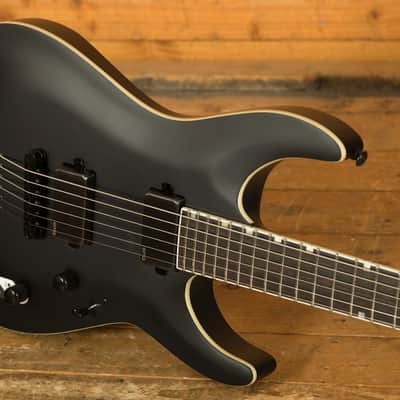 ESP LTD MH-1000 NT 27" Baritone - Macassar Ebony - Black Satin image 5
