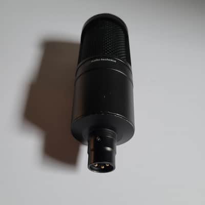 Audio-Technica AT2020 Large Diaphragm Cardioid Condenser Microphone - Black