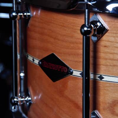 Craviotto Cherry With Maple Inlay 4 Piece Shell Pack image 8