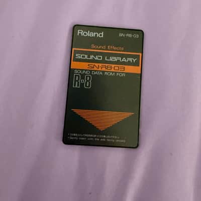 Roland SN-R8-03 Sound Effects 1990s - Black