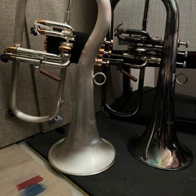 Carol Brass CFL-9990 Flugelhorn Euro Bell Satin & Combo Finishes "Angel Horn" image 2