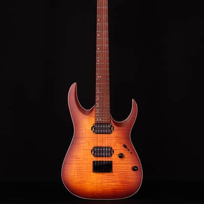 Ibanez RGA42FM Flame Maple Top Electric, Dragon Eye Flat image 5