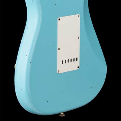Mint Fender Custom Shop Postmodern Strat Journeyman Relic - Daphne Blue #17306 image 8