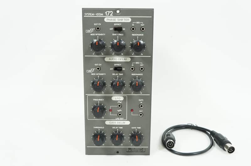 [SALE Ends Apr. 3] Roland SYSTEM-100M Model 172 Phase Shifter/Audio Delay/LFO/Gate Delay Modular w/ Cable image 1