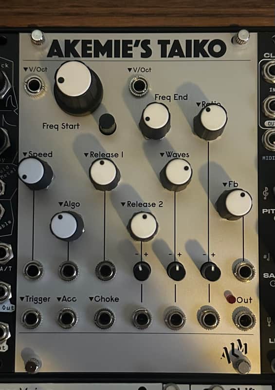 ALM/Busy Circuits ALM015 Akemie's Taiko Drum Voice Eurorack Synth Module 2021 - Present - Silver image 1