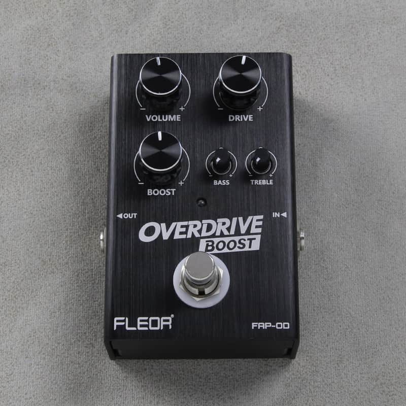 FLEOR Overdrive Pedal with Boost, Warm Dynamic Overdrive Effects, True Bypass Guitar Pedal for Electric Guitar & Bass image 1