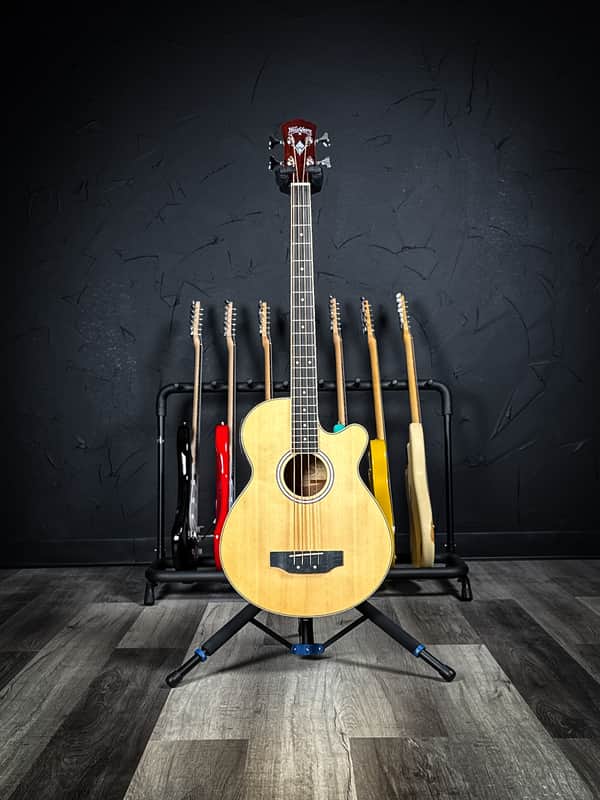 Washburn AB5K Acoustic/Electric Bass - Natural image 1