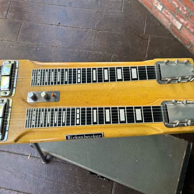 Rickenbacker DW-12 6-String Double-Neck Console Steel Guitar 1955 - 1966 - Blonde image 2