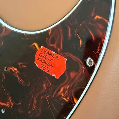 Ibanez Kasuga, Greco 2365 Bass pickguard 1971-1975 - Tortoise image 2