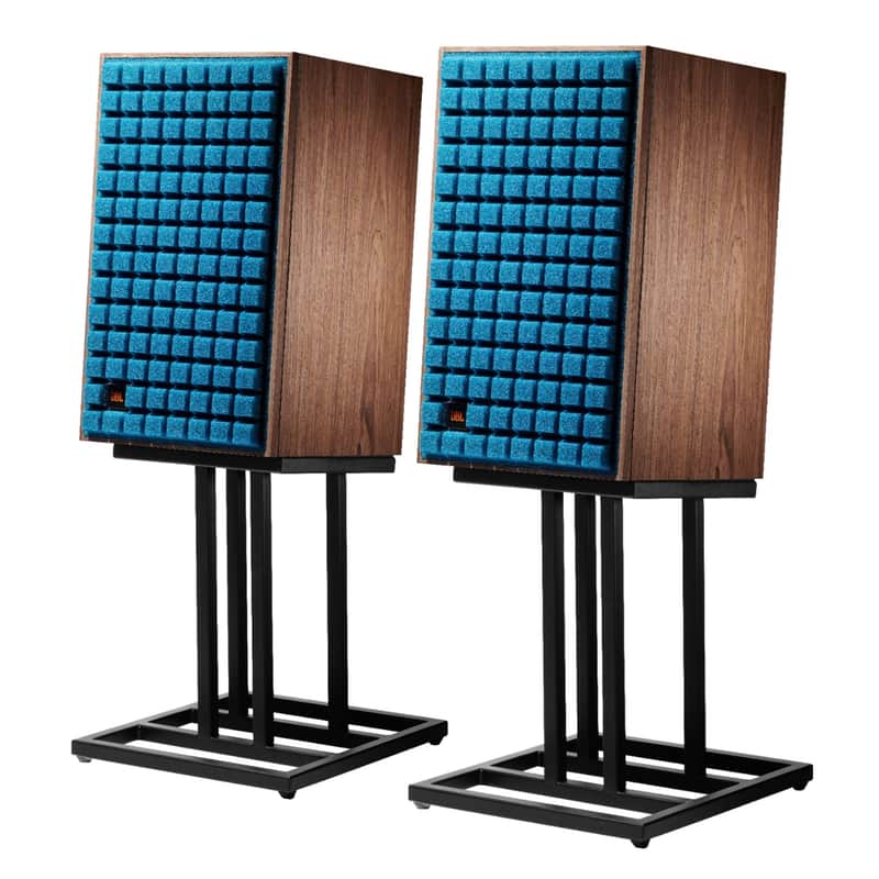 JBL: L82 Classic MKII Passive 8" Speakers - Pair Blue + Stand Bundle image 1