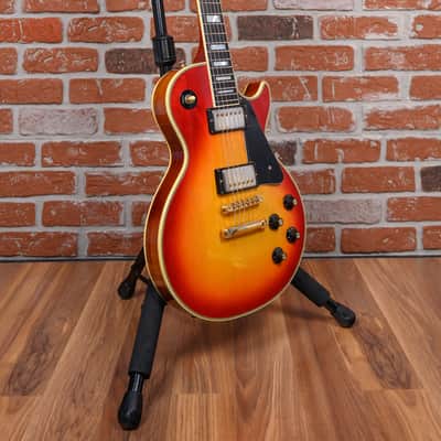 Gibson Les Paul Custom Plain Maple Top Cherry Sunburst 1975 w/OHSC (Refret/Mods) image 3
