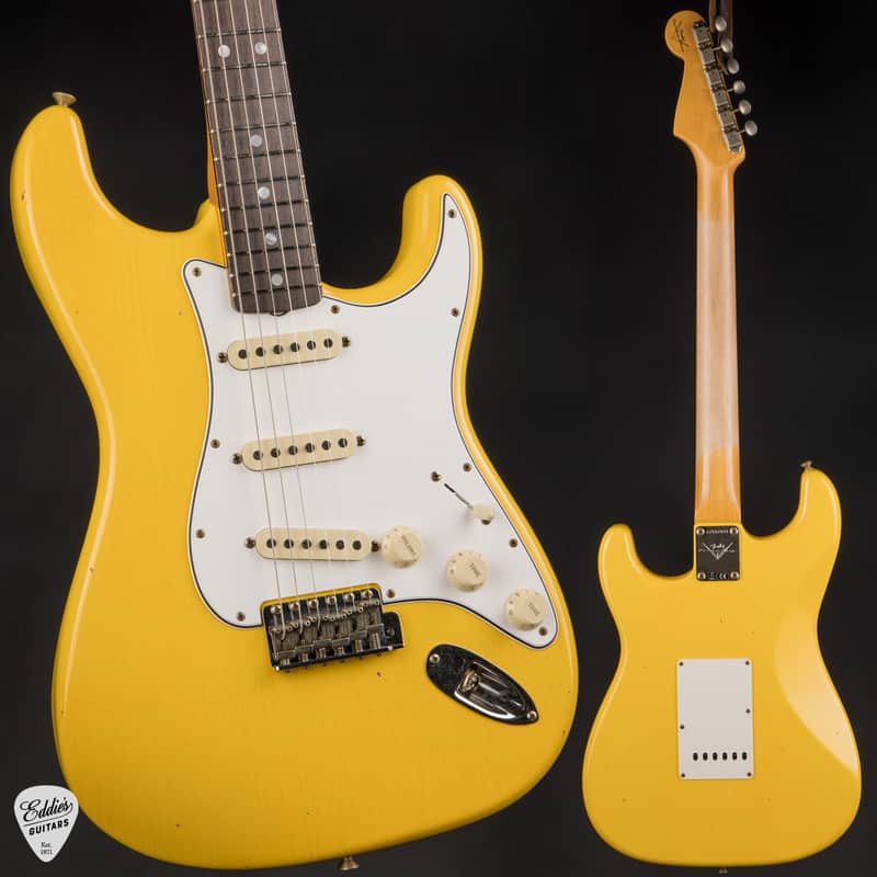 Fender Custom Shop 1965 Stratocaster Journeyman Relic - Aged Graffiti Yellow/Fender Custom Shop Event image 1