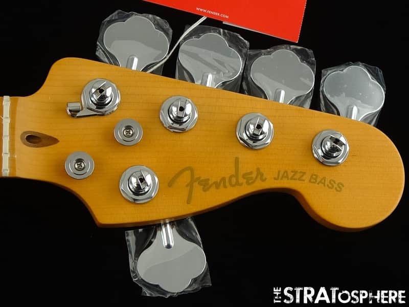 Fender American Ultra II Jazz BASS V 5 String NECK + TUNERS, Modern image 1