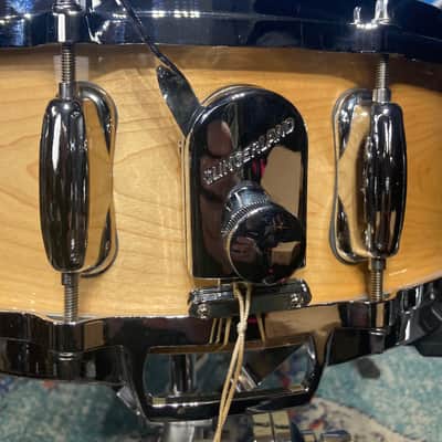 Slingerland - 1980s 5.5x14" Radio King (Reissue) 3-Ply Maple 10-Lug Snare Drum image 8