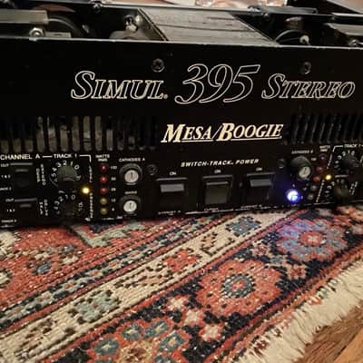 Mesa Boogie 395 Stereo Simul-Class 2-Channel 95-Watt Power Amplifier 1991 - 1992 - Black image 2