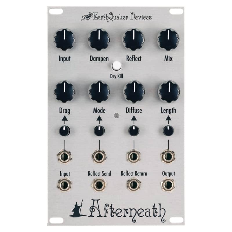 EarthQuaker Devices Afterneath Reverb Eurorack Module Limited Retrospective Silver - Free Shipping image 1