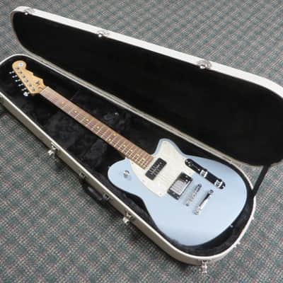 2021 Reverend Double Agent OG Metallic Silver Freeze! w/case image 8