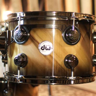 DW Collector's SonicPly Twisted Rainbow Drum Set - 22,10,12,16,14sn - SO#1429225 image 5