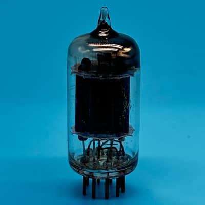 1950s RCA 12AU7 ECC82 Vintage USA Black Plate D Getter Preamp Tube! T310 image 4
