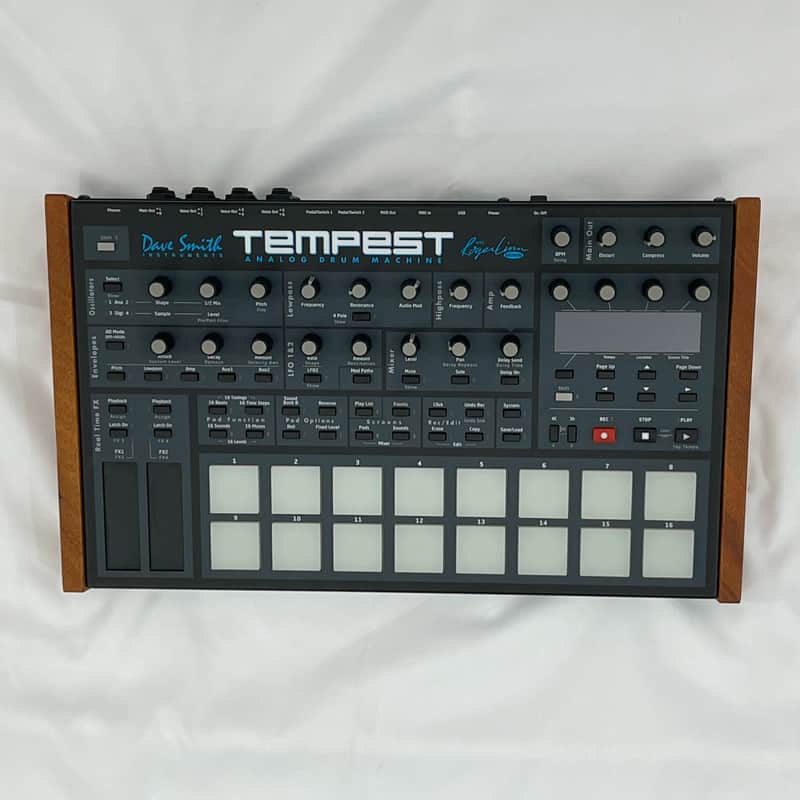 Dave Smith Instruments Tempest 6-Voice Drum Machine 2011 - 2018 - Black with Wood Sides image 1