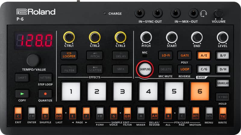 ROLAND P-6 CREATIVE SAMPLER : BRAND NEW :  [DETROIT MODULAR] image 1