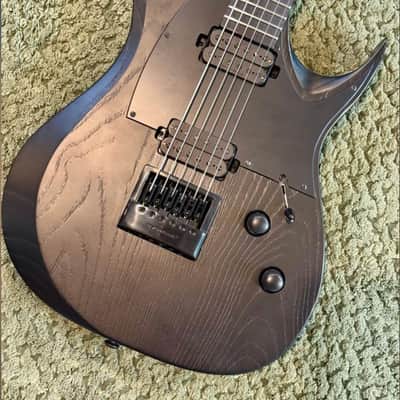 Solar Guitars 2022 Solar T1.6 BOP 27+ w/ Evertune Bridge - Black Open Pore image 2