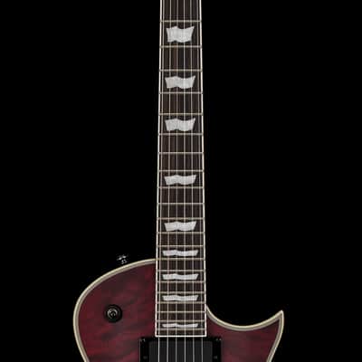 LTD EC-401 - See Thru Black Cherry Sunburst #91297 (Factory Demonstration Model) image 5