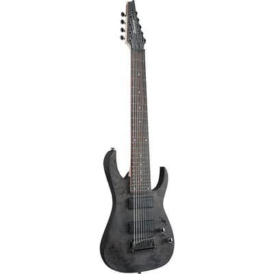 Ibanez RG9PB RG Axe Design Lab 9-String Electric Guitar Regular Transparent Gray Flat image 5