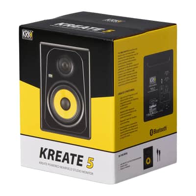 KRK KREATE 5 Active Two-Way Studio Reference Monitor (Black, Single) - 5" image 5