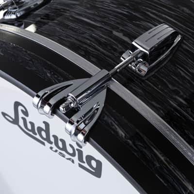 Ludwig Classic Maple Shell Set Vintage Black Oyster - Drum Shell Set image 2
