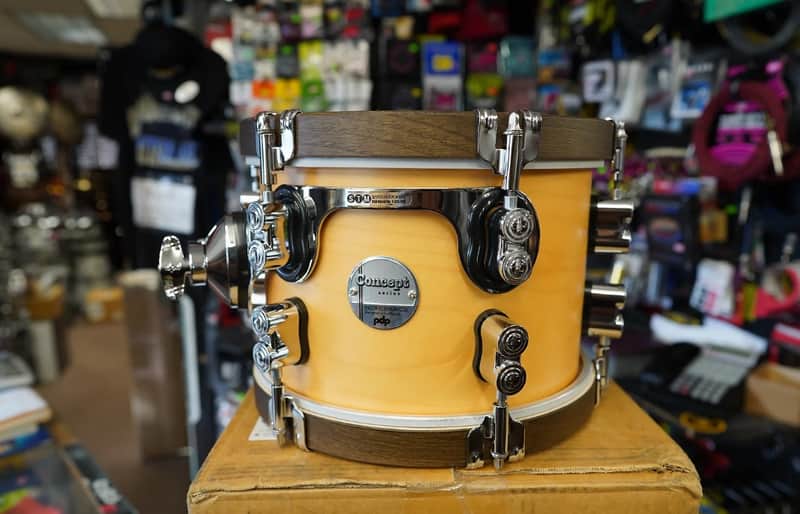 PDP Concept Maple 10'' Classic Tom - Natural Stain | 7 x 10" image 1