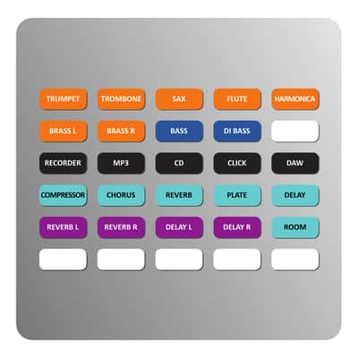 Magnetic Labels for Midas Venice F-Series / U-Series mixers image 2